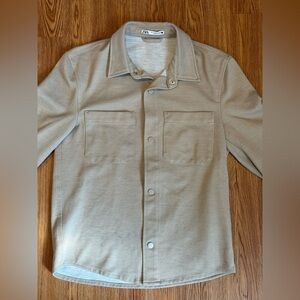 Men's Beige Jacket Zara